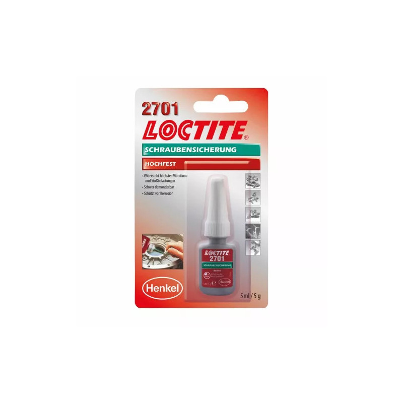 LOCTITE 2701 High Strength Threadlocker 5ml - IVPONT Győr